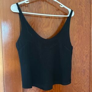 Reformation Black Tank Top